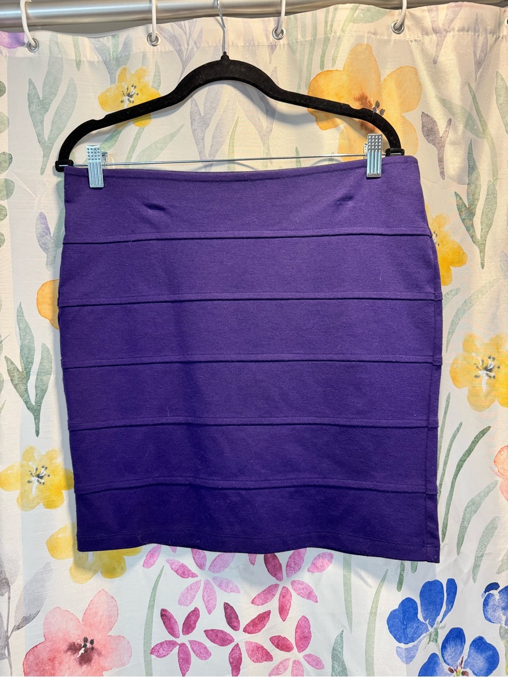 Forever 21 Purple Bandage Pencil Skirt